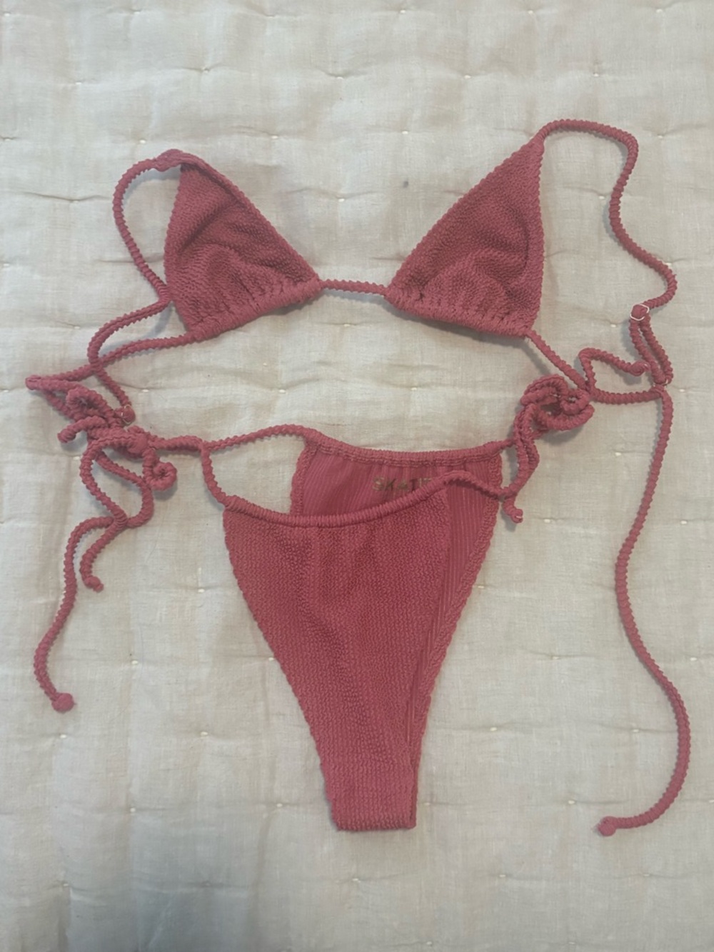 Skatie Swim Bikini Rosada Ella Top + Kristen Bottom